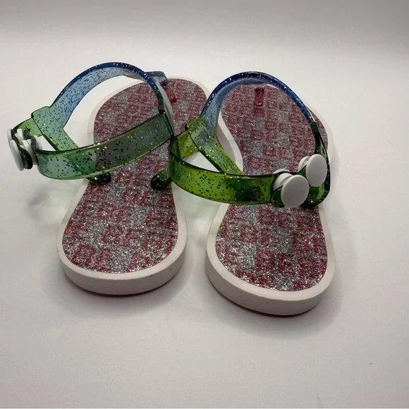 Girls Colorful Glitter Sandals - Picture 4 of 8